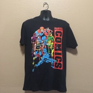 Marvel Comics Old School Avengers Graphic T-Shirt